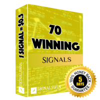 70 signals - Instead of paying $70 , the price is $35 - You have 5 days to try out the package - You have 100% Money back guarantee on this package